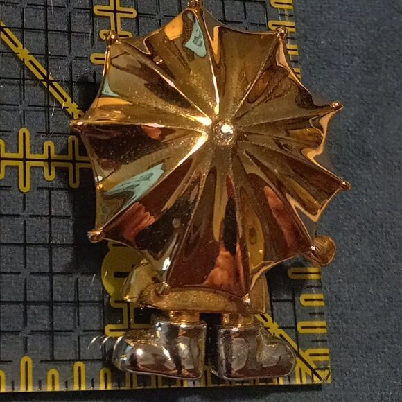 Vintage LR Umbrella brooch - Picture 5 of 5